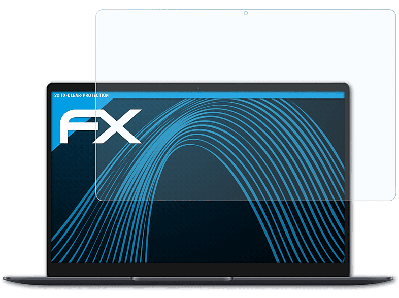 ATFOLIX 2x FX-Clear Displayschutz(für Chuwi AeroBook Pro (13.3 Inch))