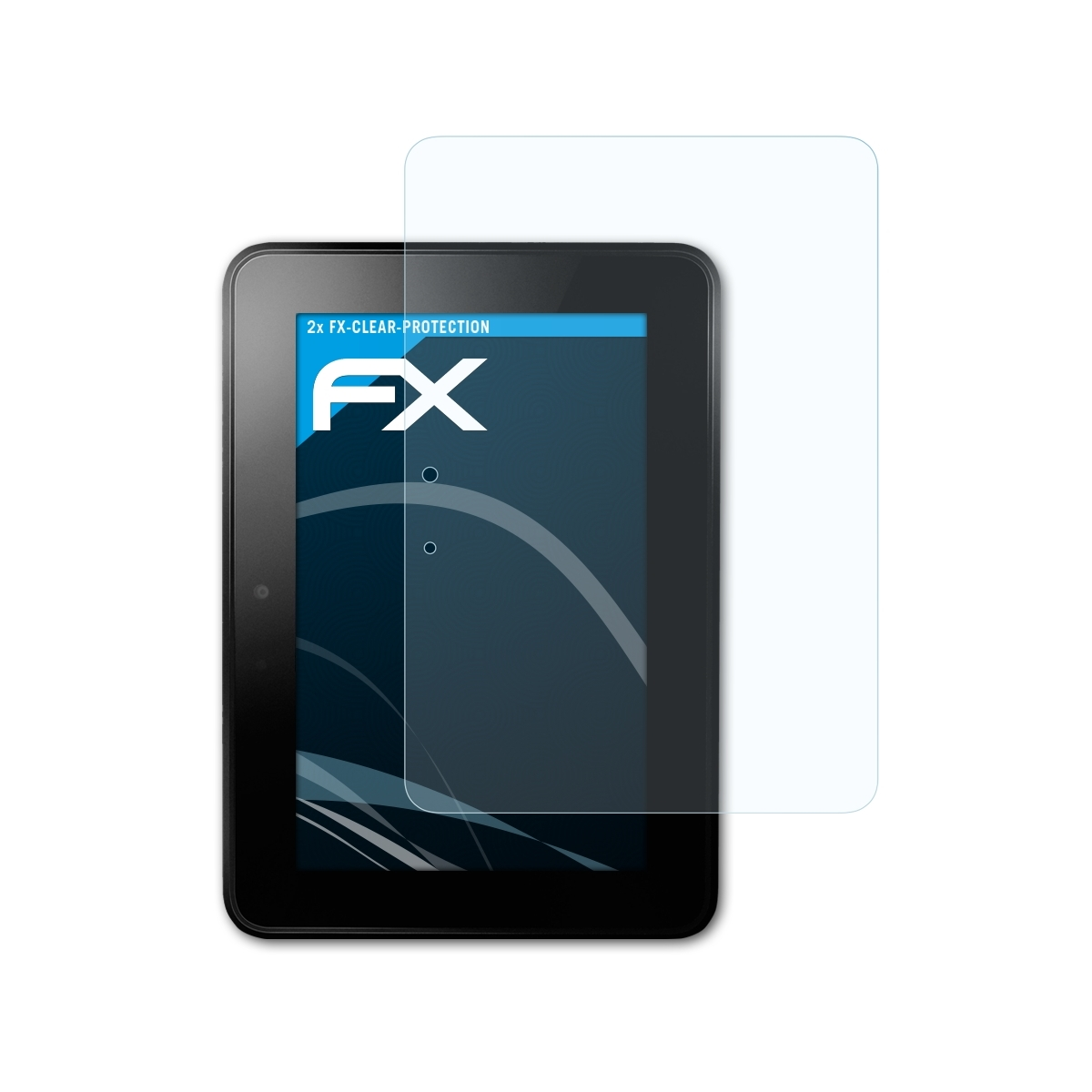 ATFOLIX 2x FX-Clear 2012)) Amazon 7 (1.Generation Displayschutz(für Fire Kindle HD