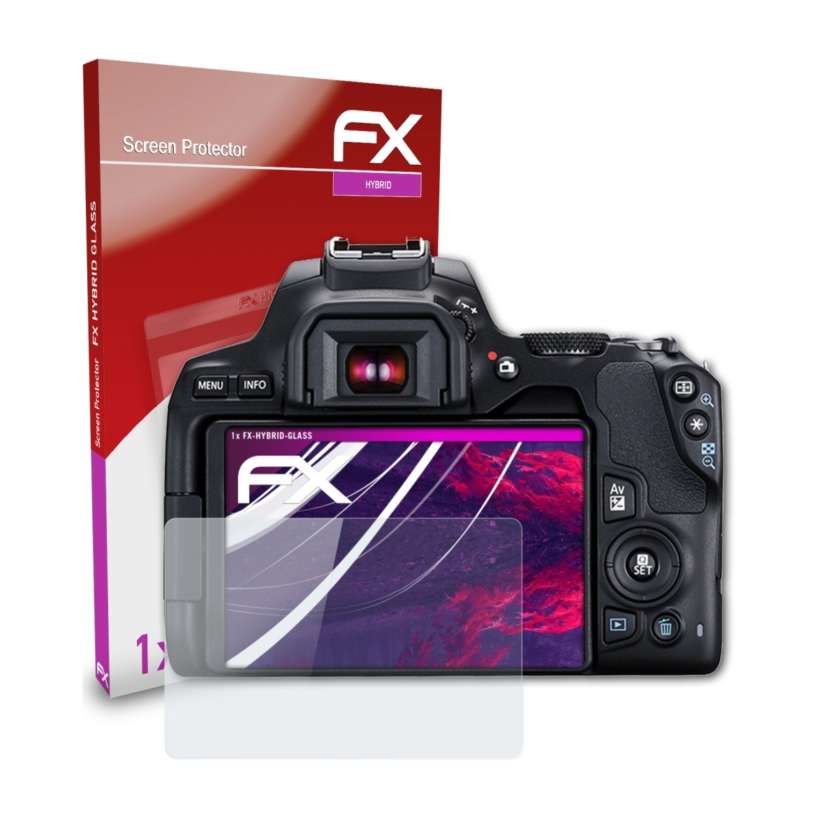 FX-Hybrid-Glass Schutzglas(für 250D) ATFOLIX Canon EOS