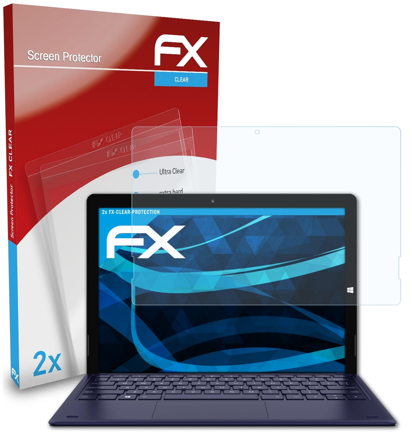 X6 2x Teclast Displayschutz(für ATFOLIX FX-Clear Pro)
