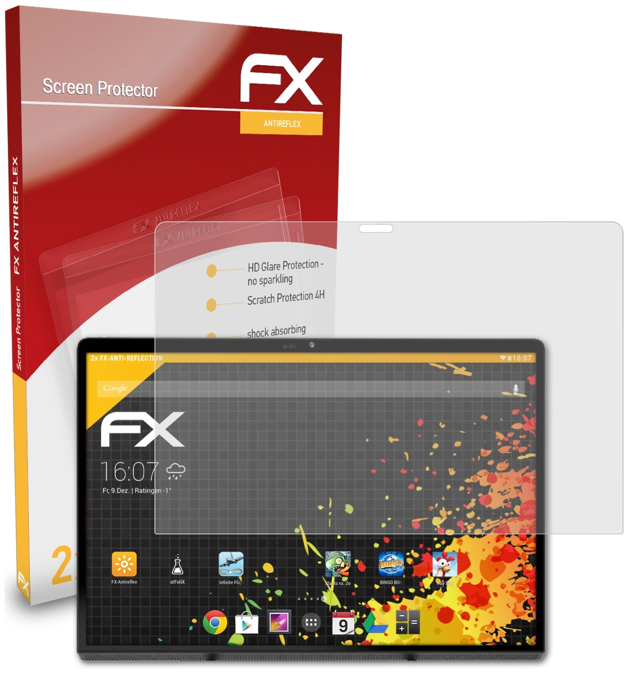 Displayschutz(für 13) FX-Antireflex Yoga 2x Pro Pad ATFOLIX Lenovo