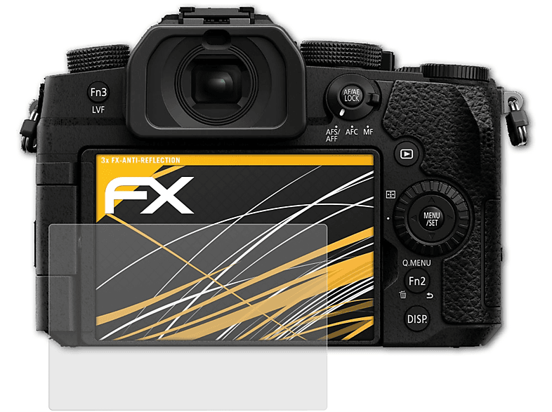FX-Antireflex Panasonic 3x Displayschutz(für DC-G90) ATFOLIX Lumix