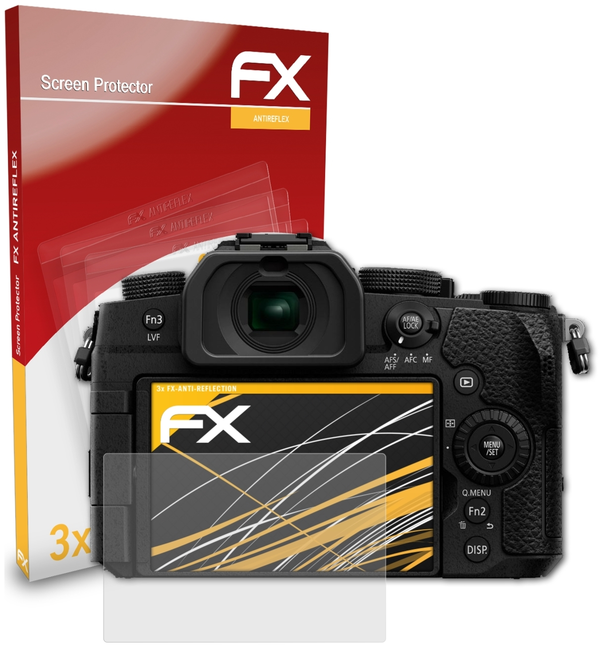 ATFOLIX 3x Panasonic FX-Antireflex Lumix DC-G90) Displayschutz(für
