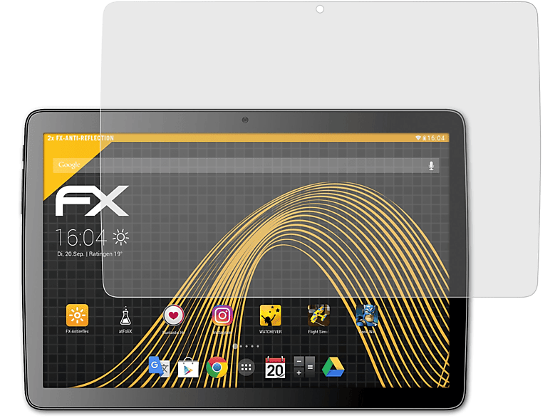 Technisat ATFOLIX 10G-HD) FX-Antireflex Displayschutz(für TechniPad 2x