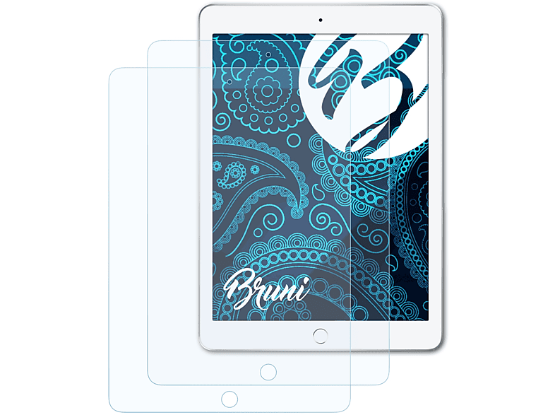 2x Basics-Clear Schutzfolie(für BRUNI Apple iPad (2017))