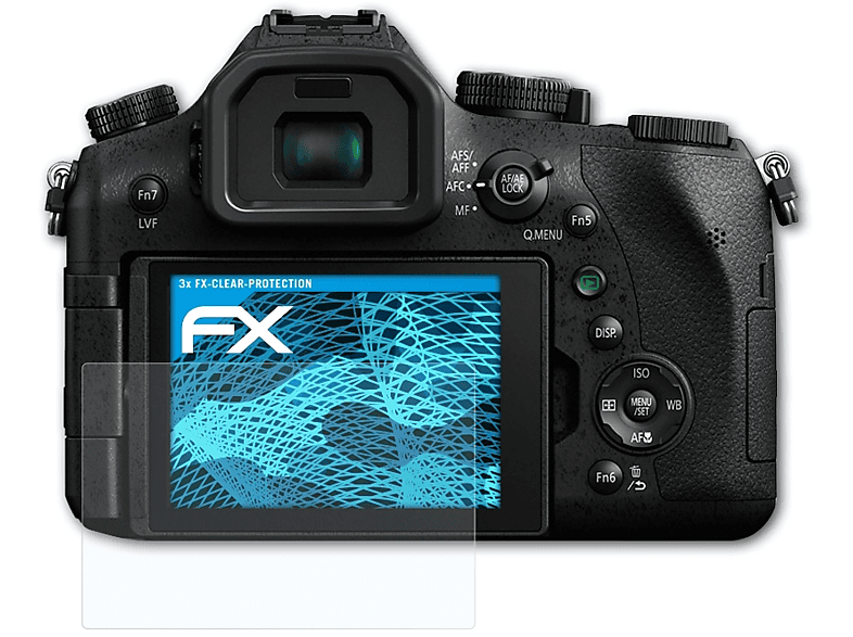 ATFOLIX 3x FX-Clear Displayschutz(für Panasonic Lumix DMC-FZ2000 / FZ2500)
