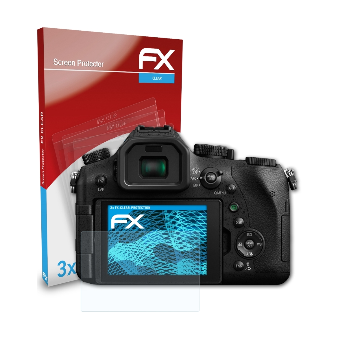 ATFOLIX 3x FX-Clear Panasonic FZ2500) DMC-FZ2000 Displayschutz(für / Lumix