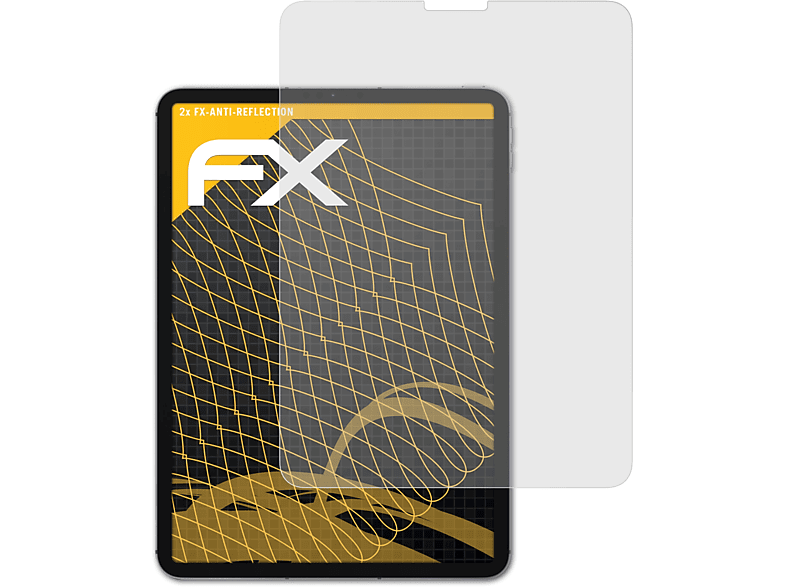 ATFOLIX 2x FX-Antireflex Displayschutz(für Apple iPad Pro 11 (2021))