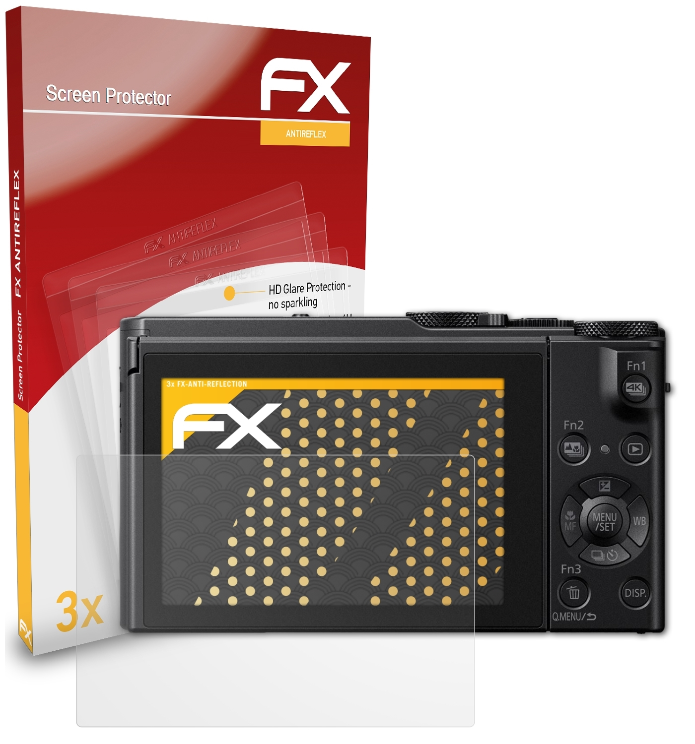 ATFOLIX 3x Displayschutz(für / DMC-LX10 FX-Antireflex LX15) Panasonic Lumix