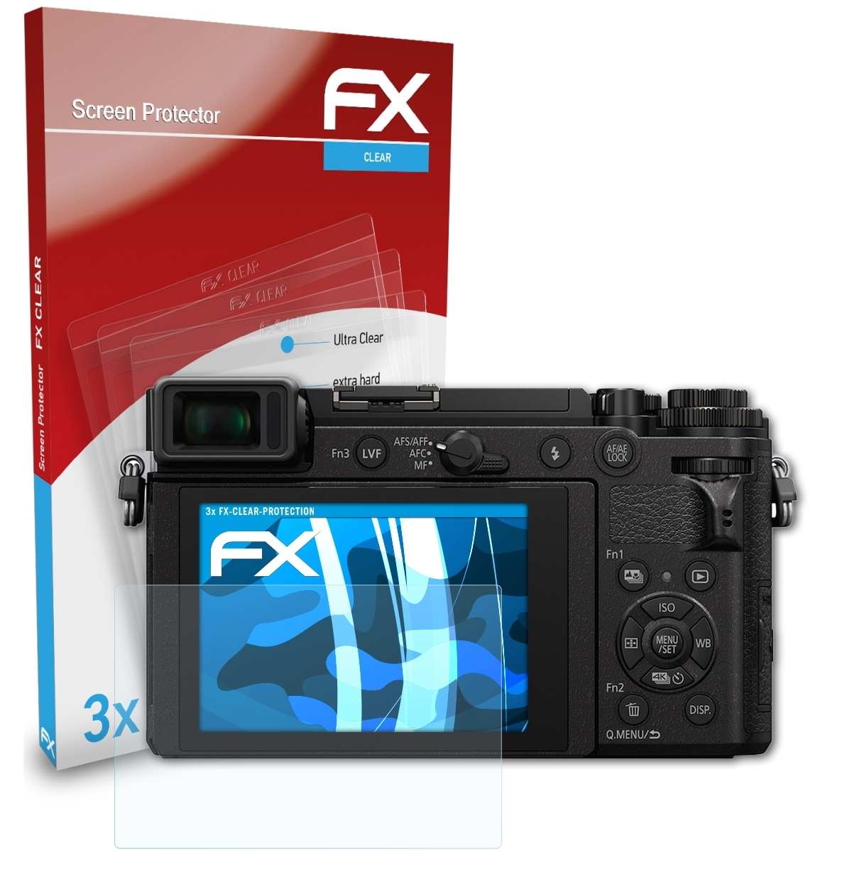 DC-GX9) FX-Clear 3x Displayschutz(für ATFOLIX Lumix Panasonic