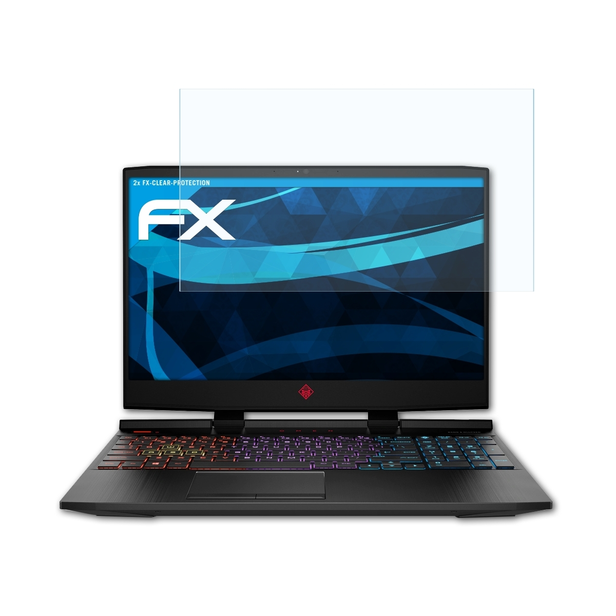 ATFOLIX 2x FX-Clear Displayschutz(für HP Omen inch)) (15.6 15-dc0700ng