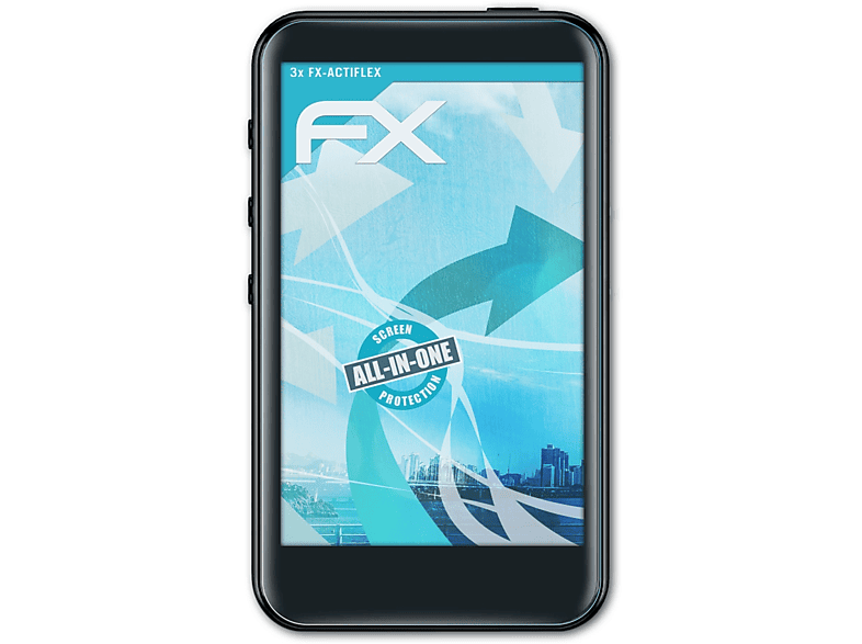 3x Displayschutz(für FX-ActiFleX M6) FiiO ATFOLIX