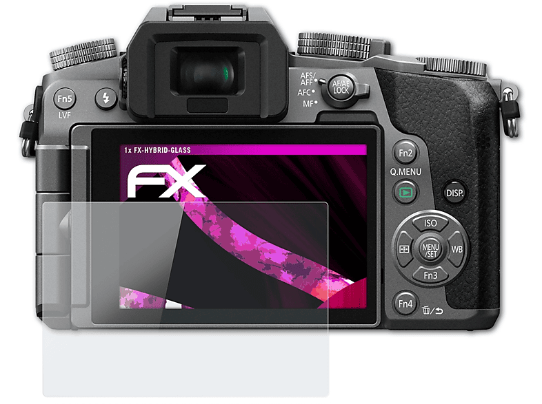 ATFOLIX FX-Hybrid-Glass Lumix Schutzglas(für DMC-G7) Panasonic