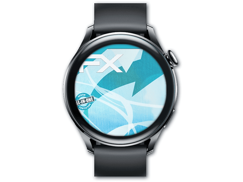 ATFOLIX 3x FX-ActiFleX Displayschutz(für Huawei Watch 3)