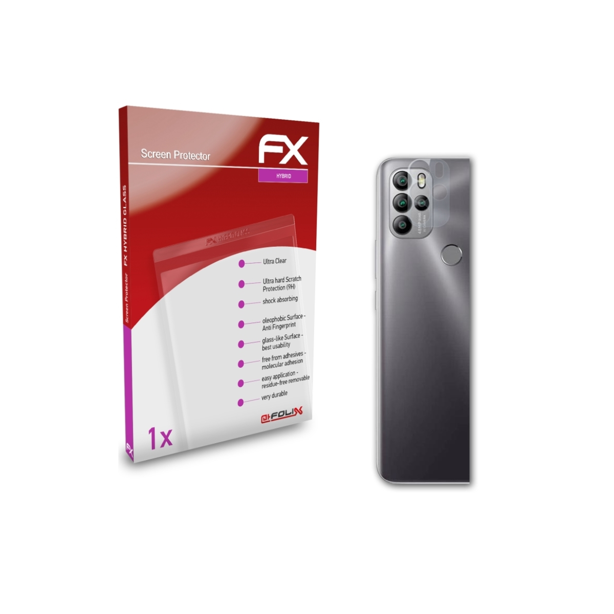 FX-Hybrid-Glass M15 Gionee ATFOLIX Lens) Schutzglas(für