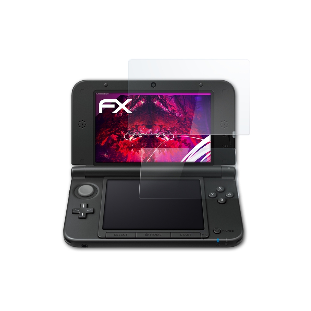 XL FX-Hybrid-Glass Schutzglas(für (2012)) 3DS Nintendo ATFOLIX