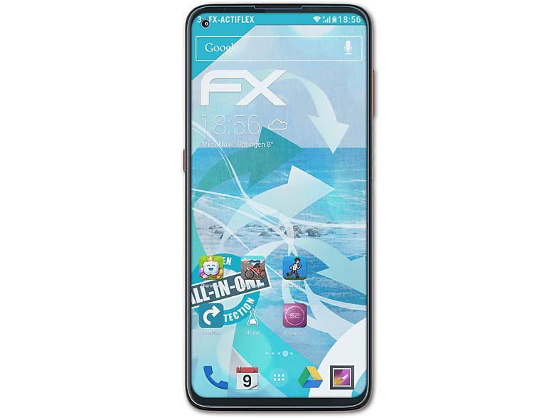 ATFOLIX 3x FX-ActiFleX Displayschutz(für Motorola Moto G9 Plus)