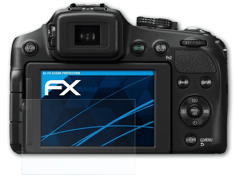 ATFOLIX 3x FX-Clear Displayschutz(für Panasonic Lumix DMC-FZ200)