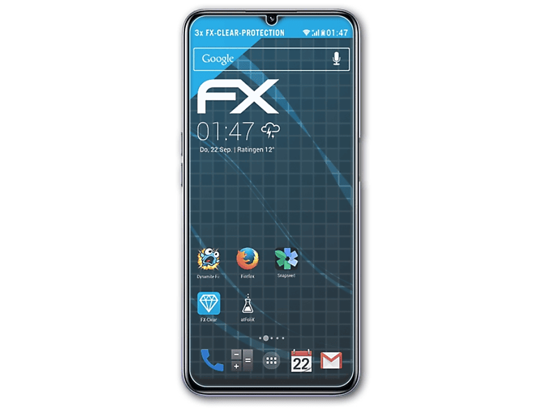 V11s 3x FX-Clear Realme ATFOLIX 5G) Displayschutz(für