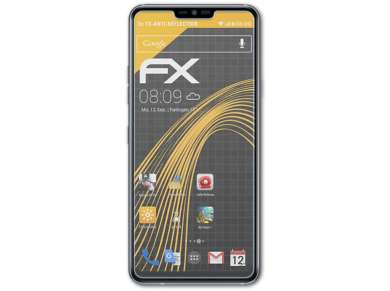 LG ATFOLIX G7 ThinQ) Displayschutz(für FX-Antireflex 3x