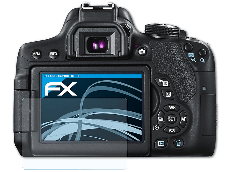 EOS Displayschutz(für 750D) FX-Clear 3x Canon ATFOLIX