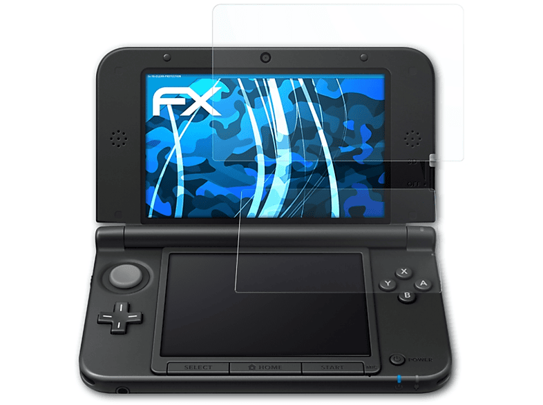 ATFOLIX 3x FX-Clear Displayschutz(für Nintendo 3DS XL (2012))