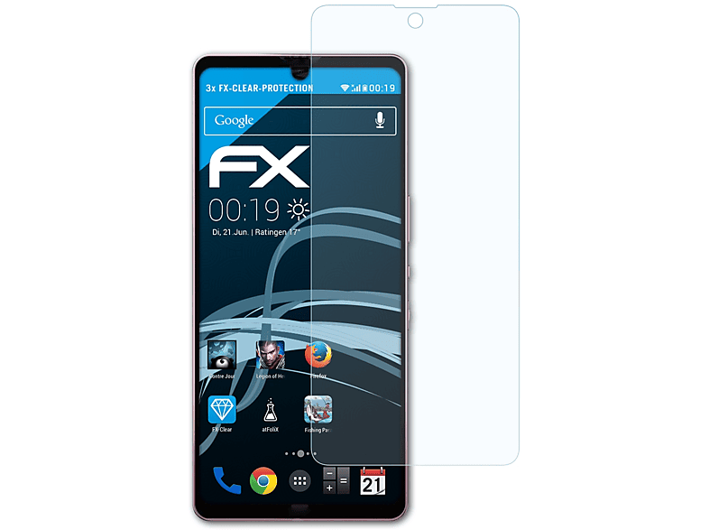 Sharp Displayschutz(für Zero6) ATFOLIX FX-Clear Aquos 3x