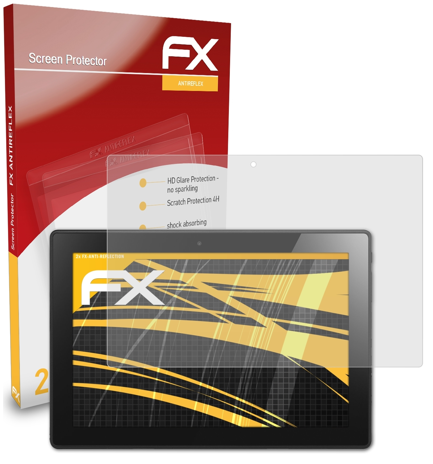 ATFOLIX 2x FX-Antireflex 310) Displayschutz(für Lenovo Miix IdeaPad