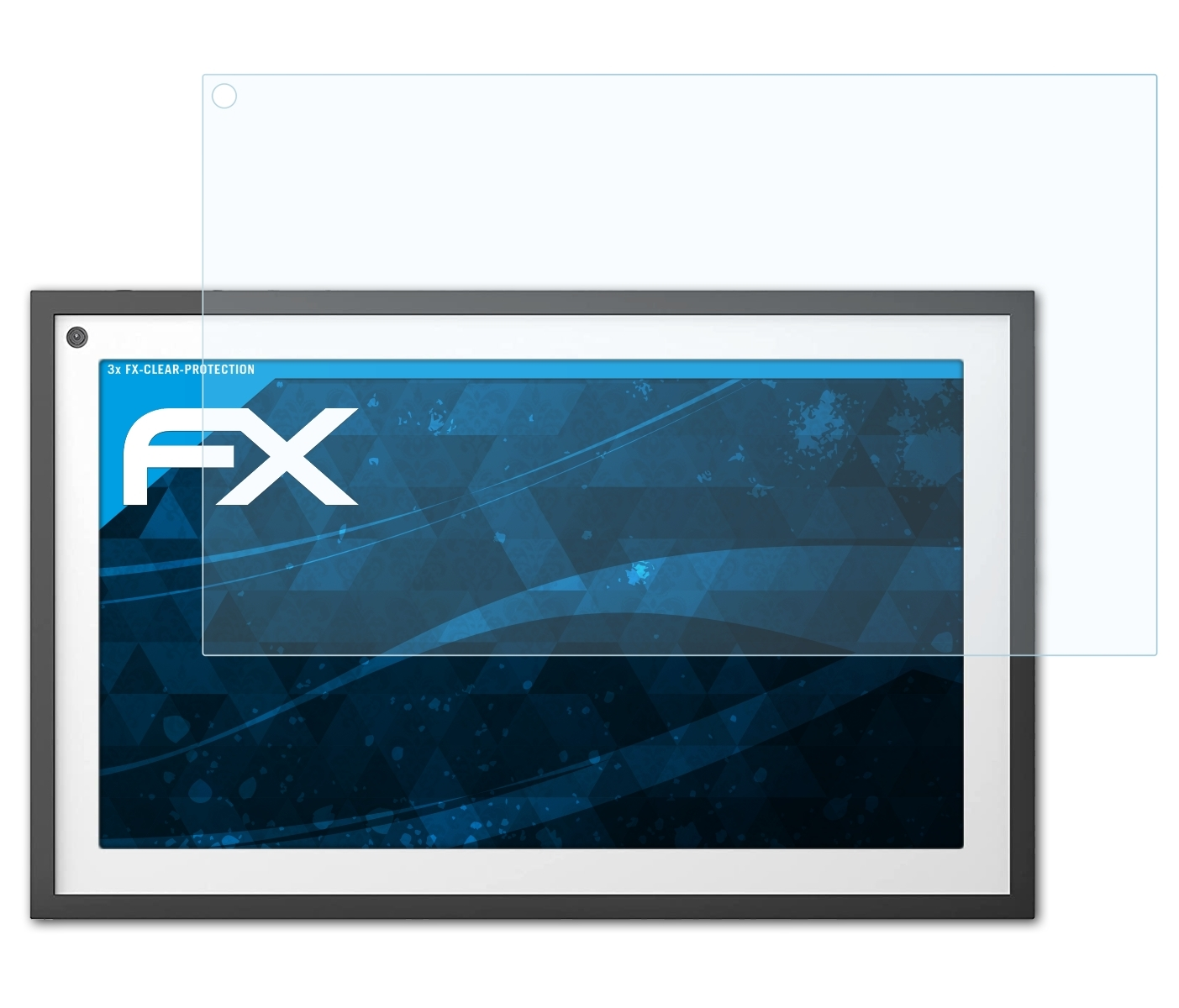 Show Echo Amazon Displayschutz(für FX-Clear 3x 15) ATFOLIX