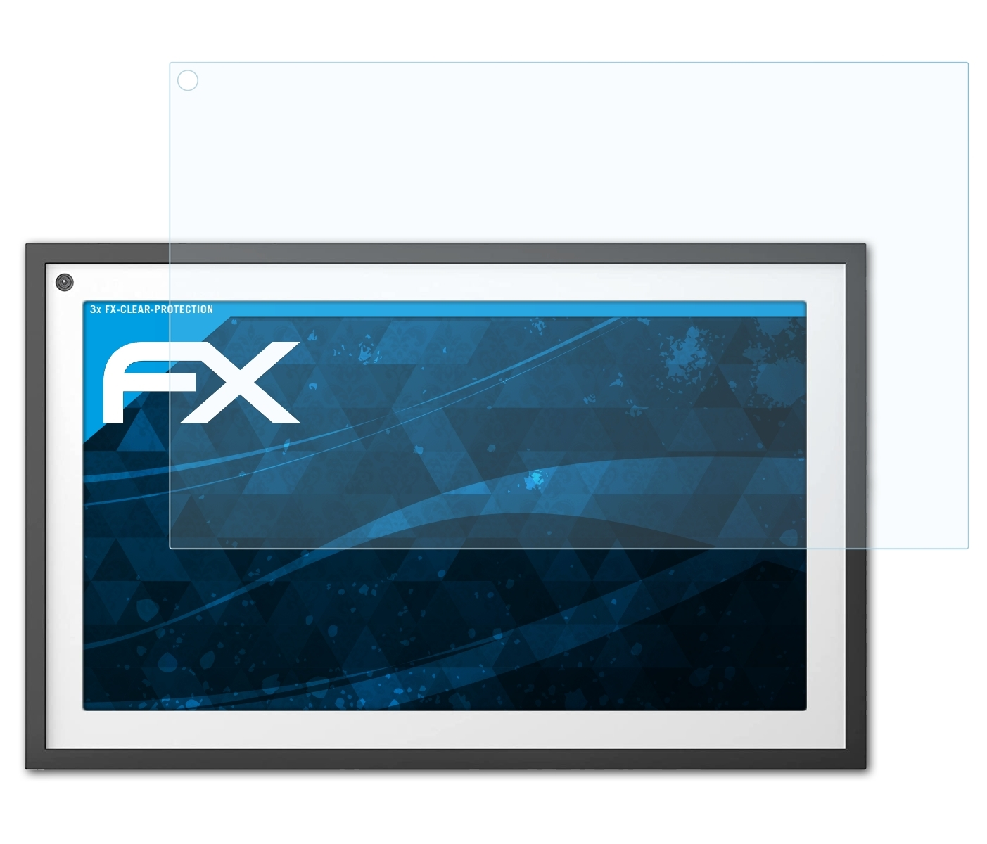 ATFOLIX 3x FX-Clear Show Amazon 15) Displayschutz(für Echo