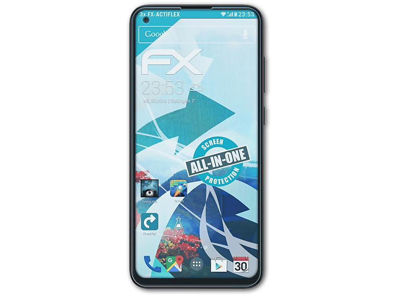 ATFOLIX 3x FX-ActiFleX Displayschutz(für Samsung Galaxy A11)