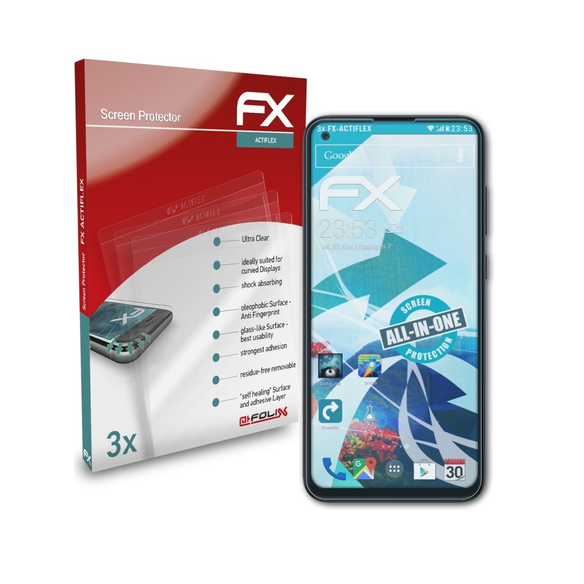 A11) Galaxy 3x FX-ActiFleX ATFOLIX Samsung Displayschutz(für