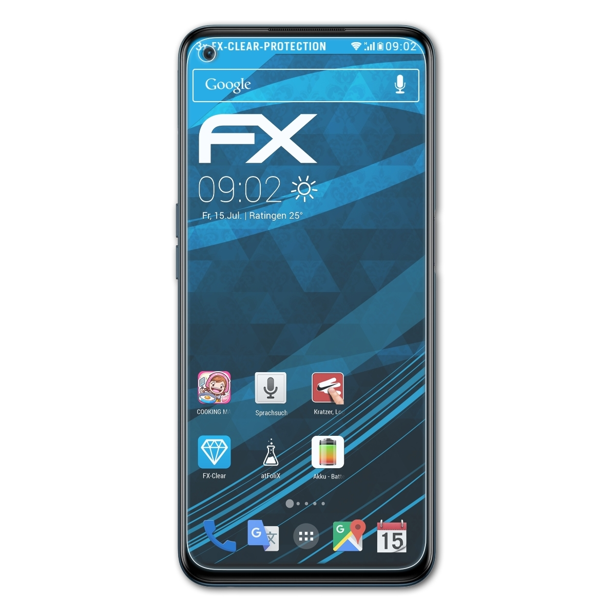 ATFOLIX 3x FX-Clear Displayschutz(für OnePlus N200) Nord