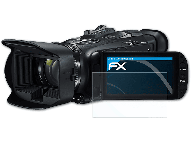 ATFOLIX 3x FX-Clear Displayschutz(für Legria HF G40) Canon