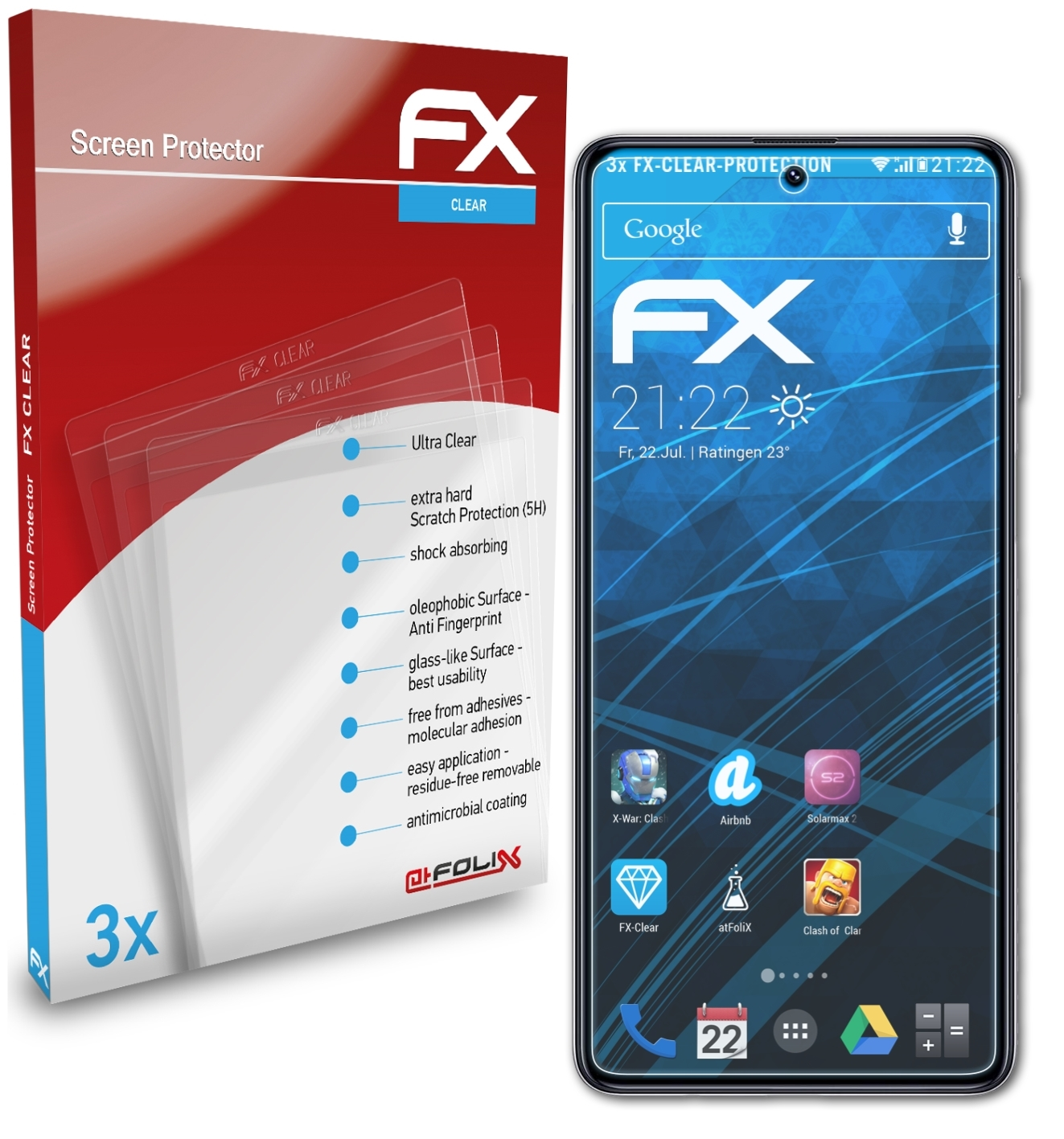 FX-Clear Displayschutz(für M51) ATFOLIX 3x Galaxy Samsung