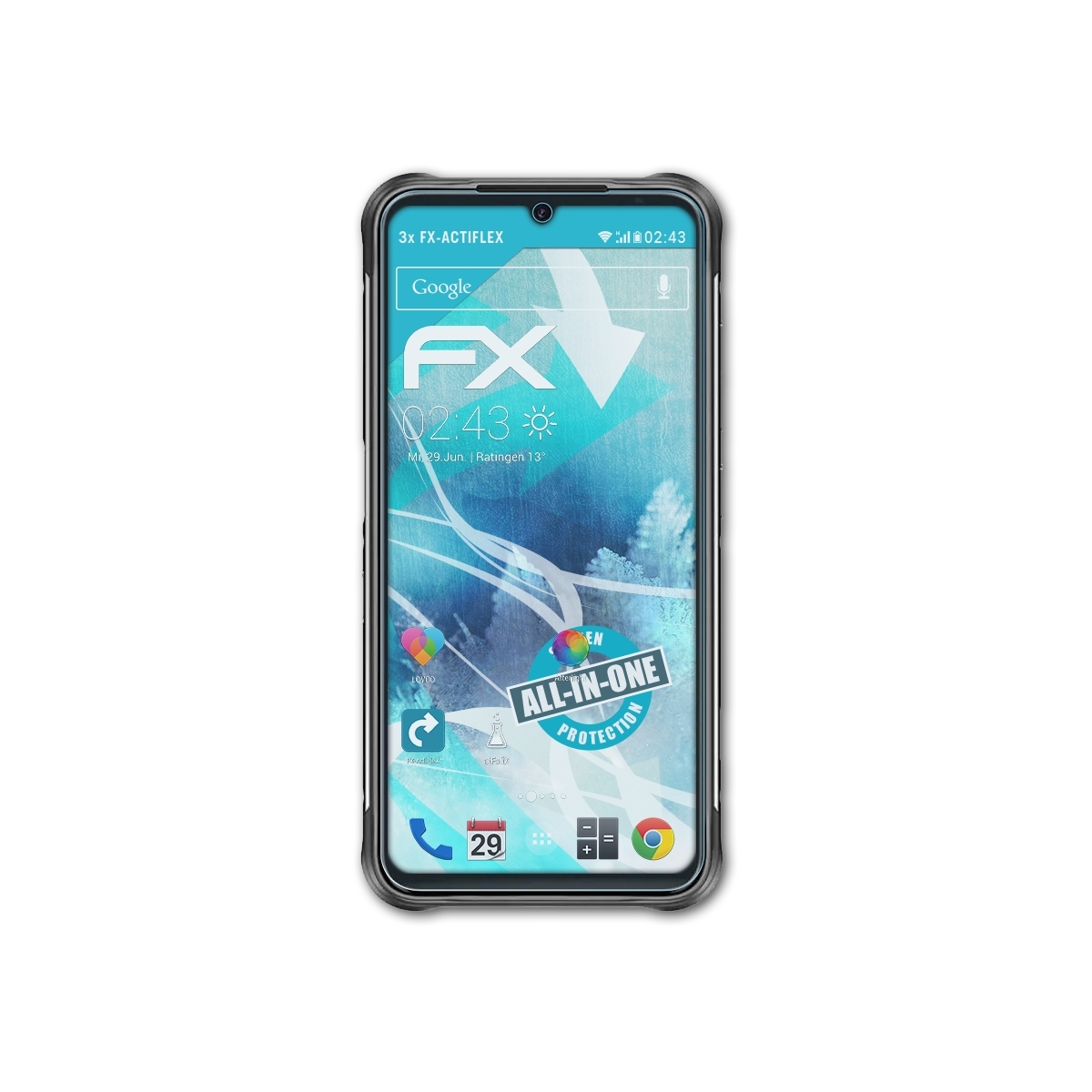 FX-ActiFleX Displayschutz(für ATFOLIX 3x UMiDigi Bison)