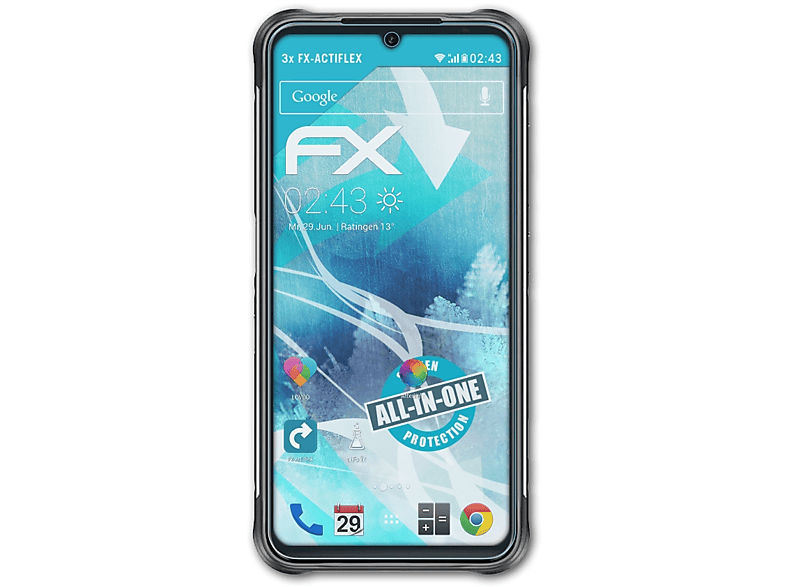 FX-ActiFleX Displayschutz(für ATFOLIX 3x UMiDigi Bison)