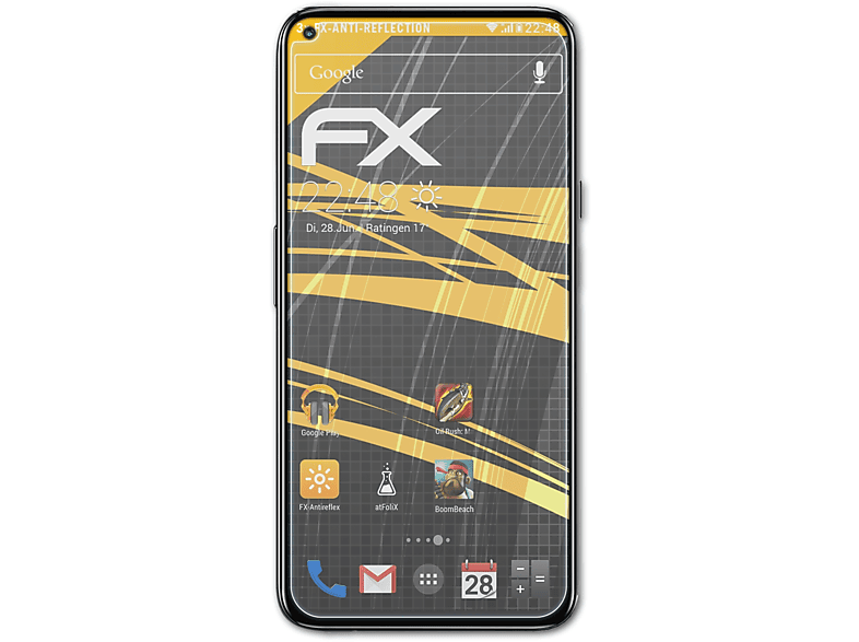 ATFOLIX 3x FX-Antireflex Displayschutz(für Cubot X30)