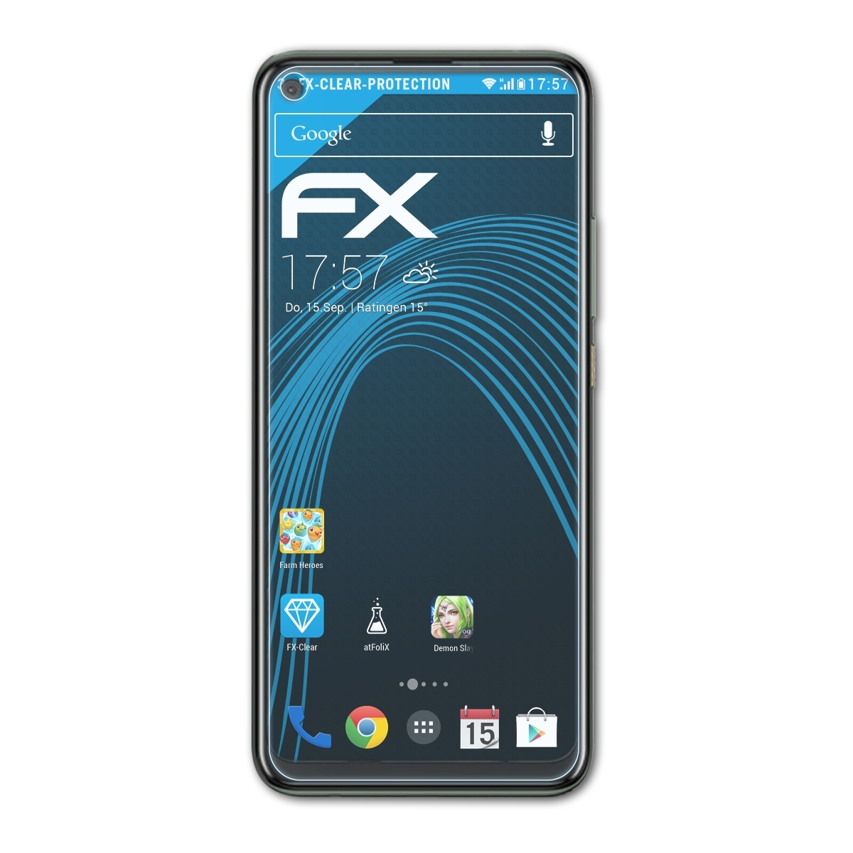 U20) FX-Clear Displayschutz(für 3x HTC ATFOLIX