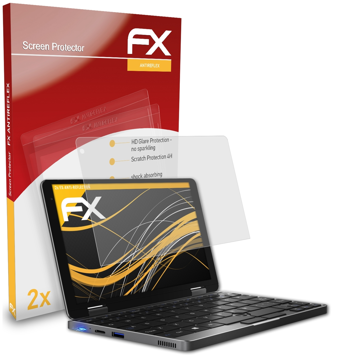 Minibook) FX-Antireflex Displayschutz(für 2x Chuwi ATFOLIX