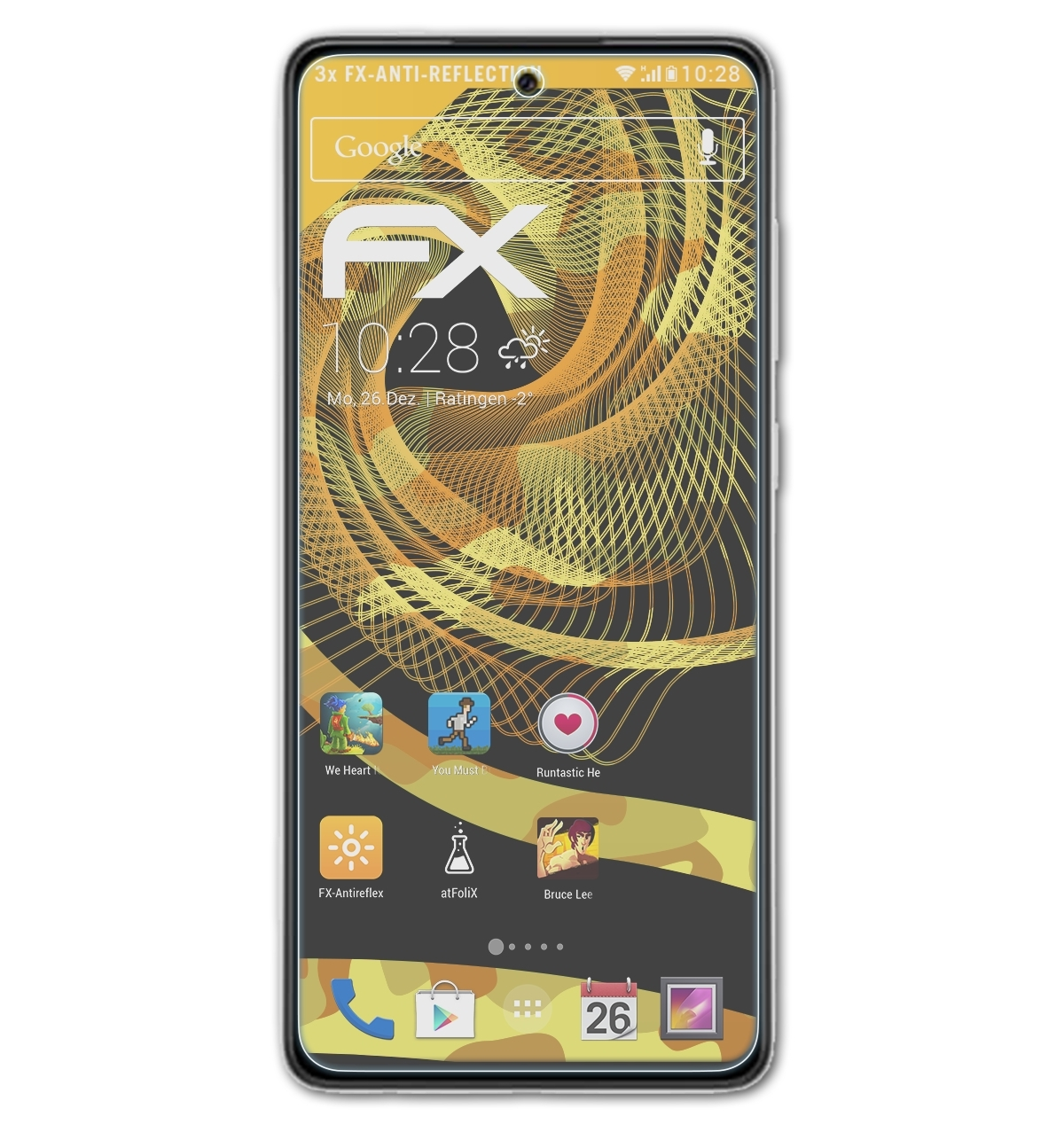 ATFOLIX 3x FX-Antireflex Displayschutz(für Galaxy 5G) Samsung A52s