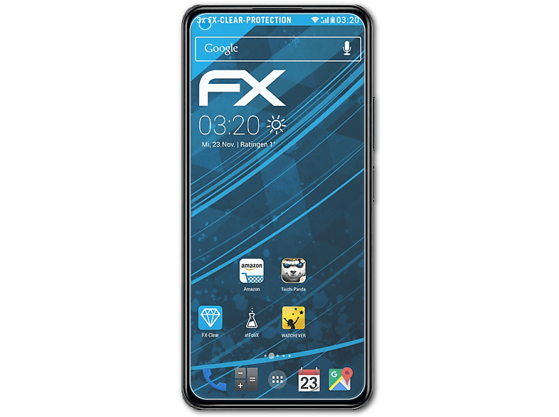 ATFOLIX 3x FX-Clear Displayschutz(für Xiaomi Mi 11 Lite 5G)