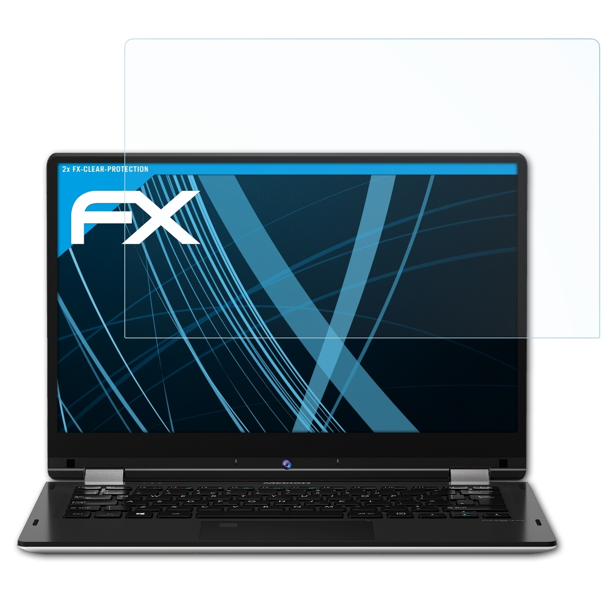 ATFOLIX 2x FX-Clear Displayschutz(für Medion AKOYA (MD60794)) E3215