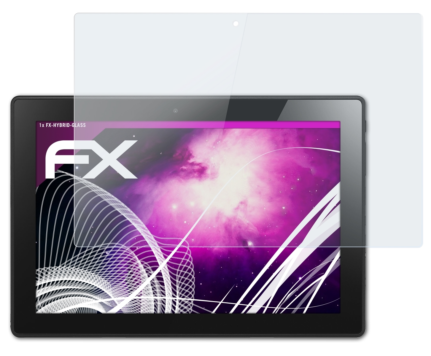 ATFOLIX FX-Hybrid-Glass Lenovo 310) Schutzglas(für IdeaPad Miix