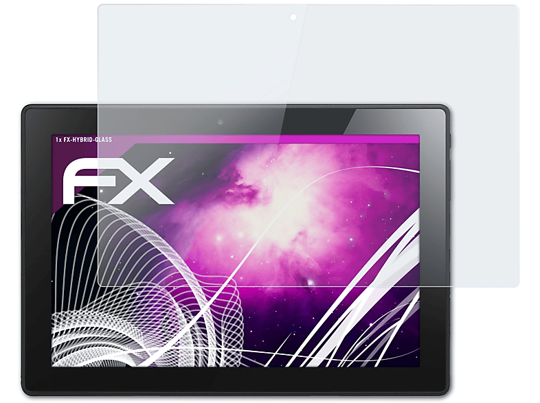 ATFOLIX FX-Hybrid-Glass Lenovo 310) Schutzglas(für IdeaPad Miix