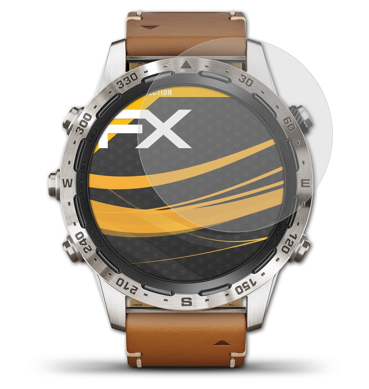 Adventurer) Displayschutz(für ATFOLIX 3x Garmin Marq FX-Antireflex