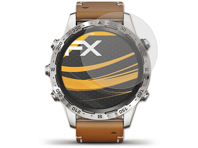 ATFOLIX 3x FX-Antireflex Displayschutz(für Garmin Marq Adventurer)
