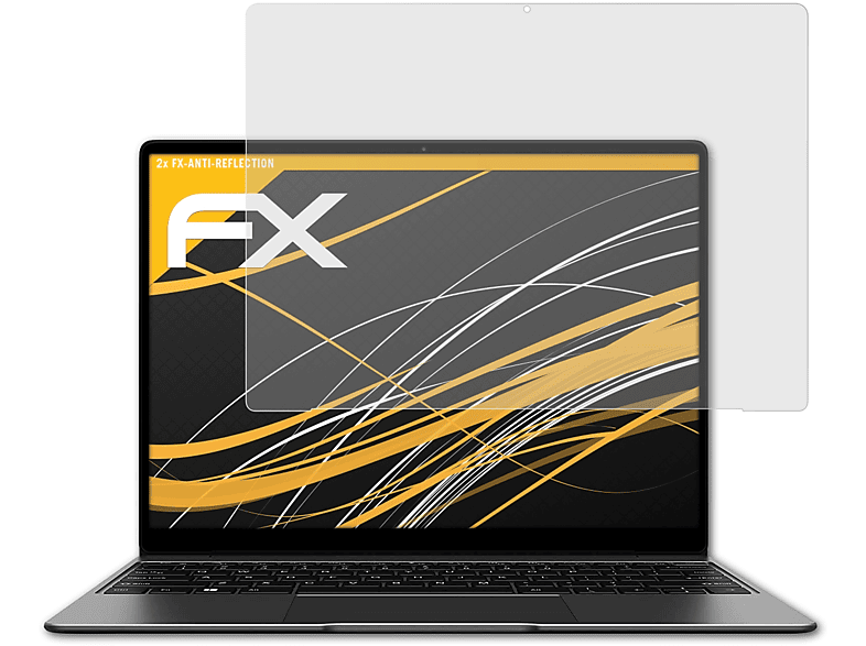 ATFOLIX 2x FX-Antireflex Displayschutz(für Chuwi GemiBook (13 Inch))