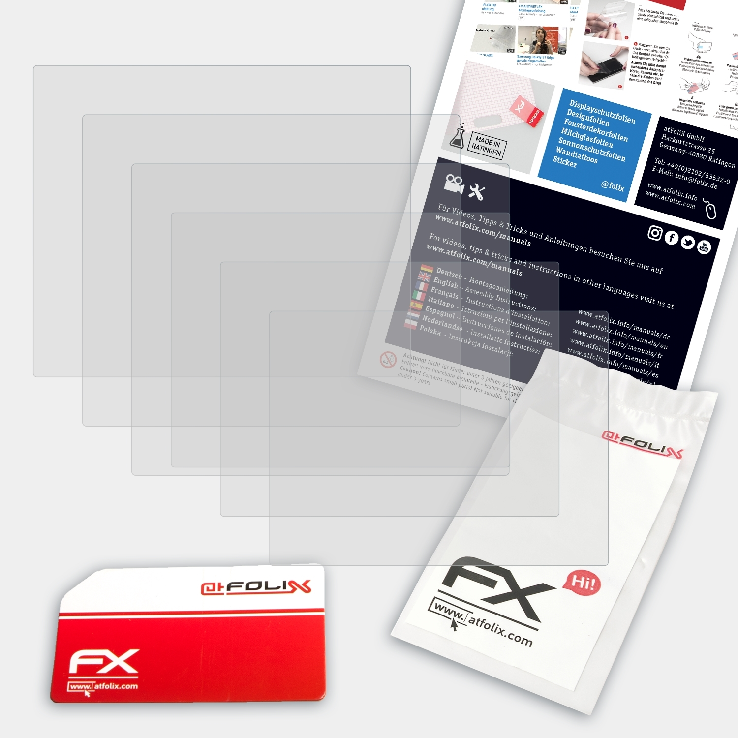 ATFOLIX 3x FX-Antireflex Nintendo DS) Displayschutz(für