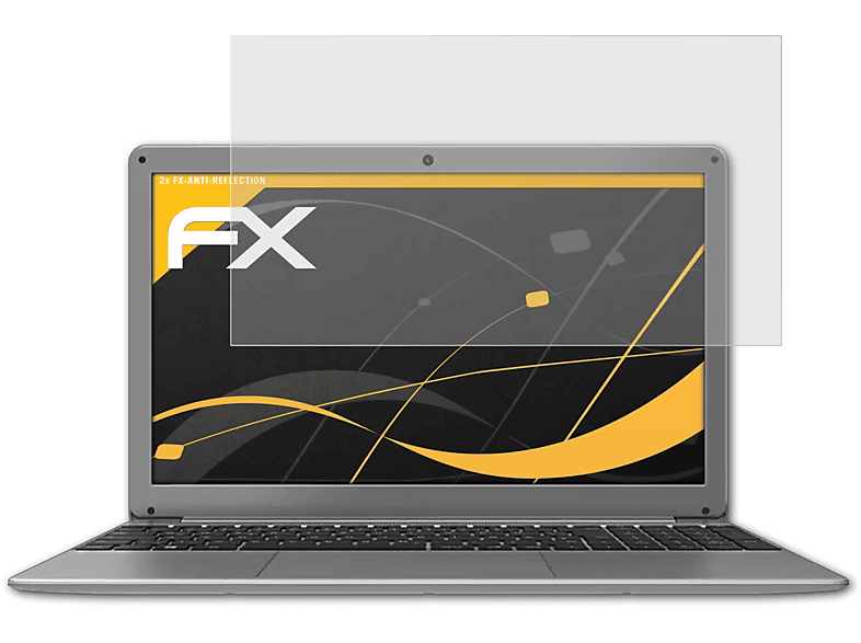 ATFOLIX 2x FX-Antireflex Displayschutz(für Peaq Classic PNB C150V)